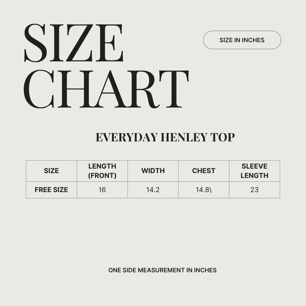 Everyday Henley Top
