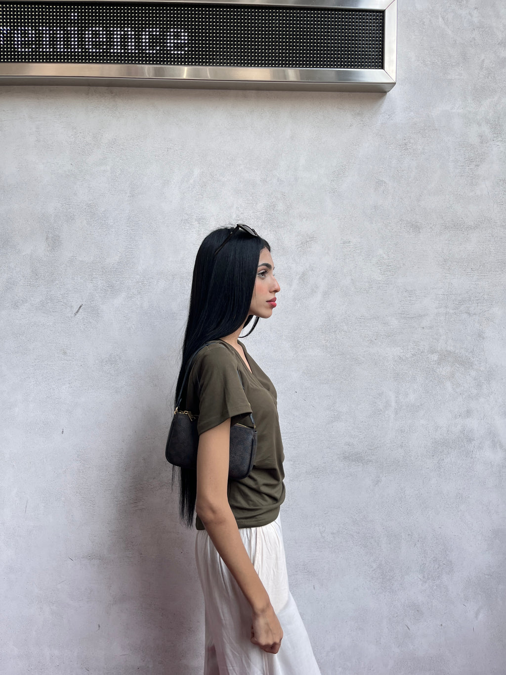 Cross Wrap Rib Tee