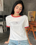 Weekend Contrast Tee (Free size)
