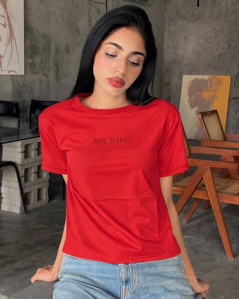 Muse Embroidered Tee