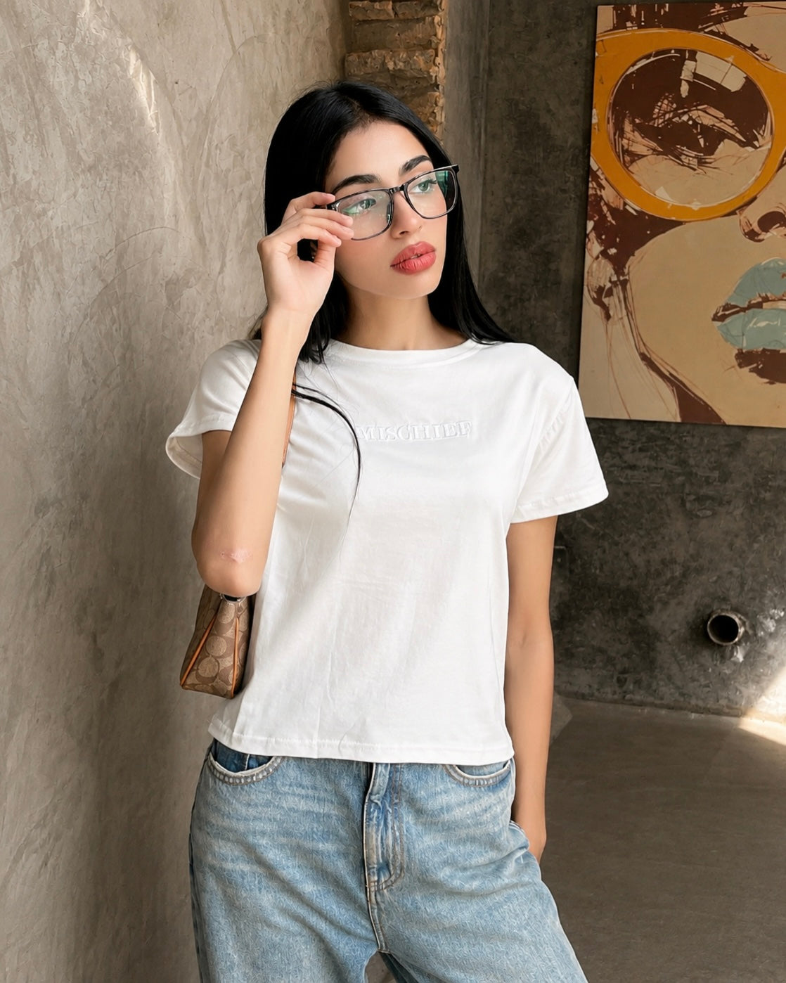 Muse Embroidered Tee
