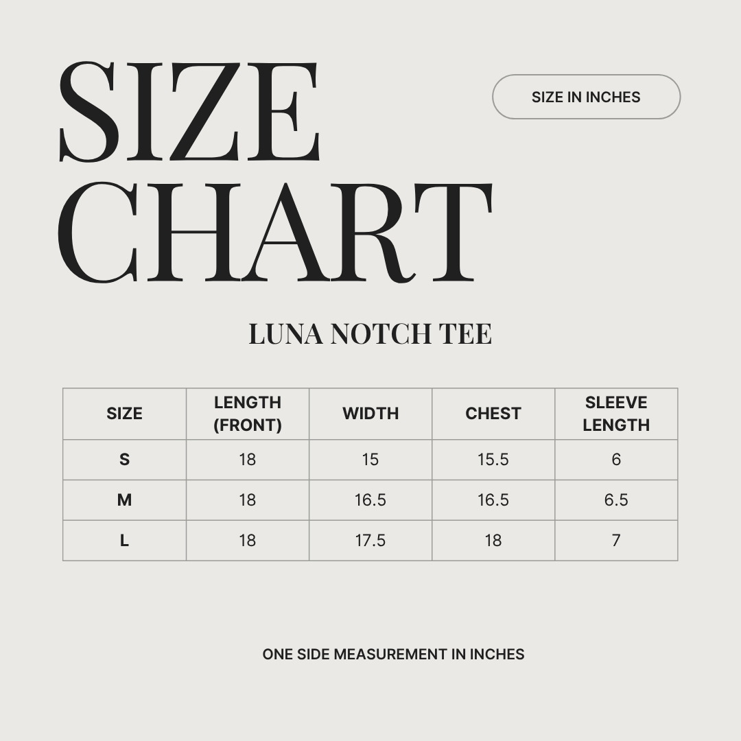 Luna Notch Tee