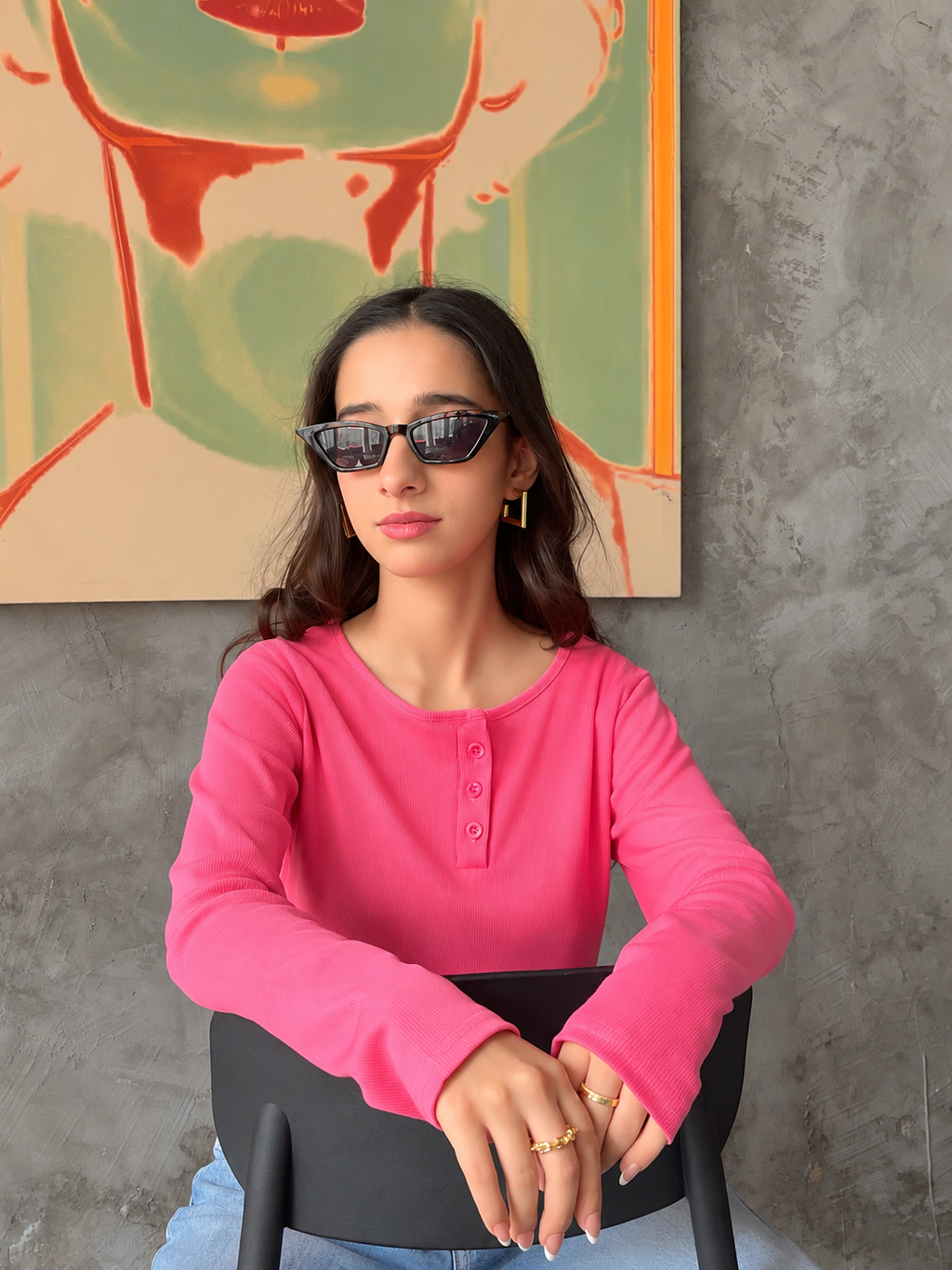 Everyday Henley Top