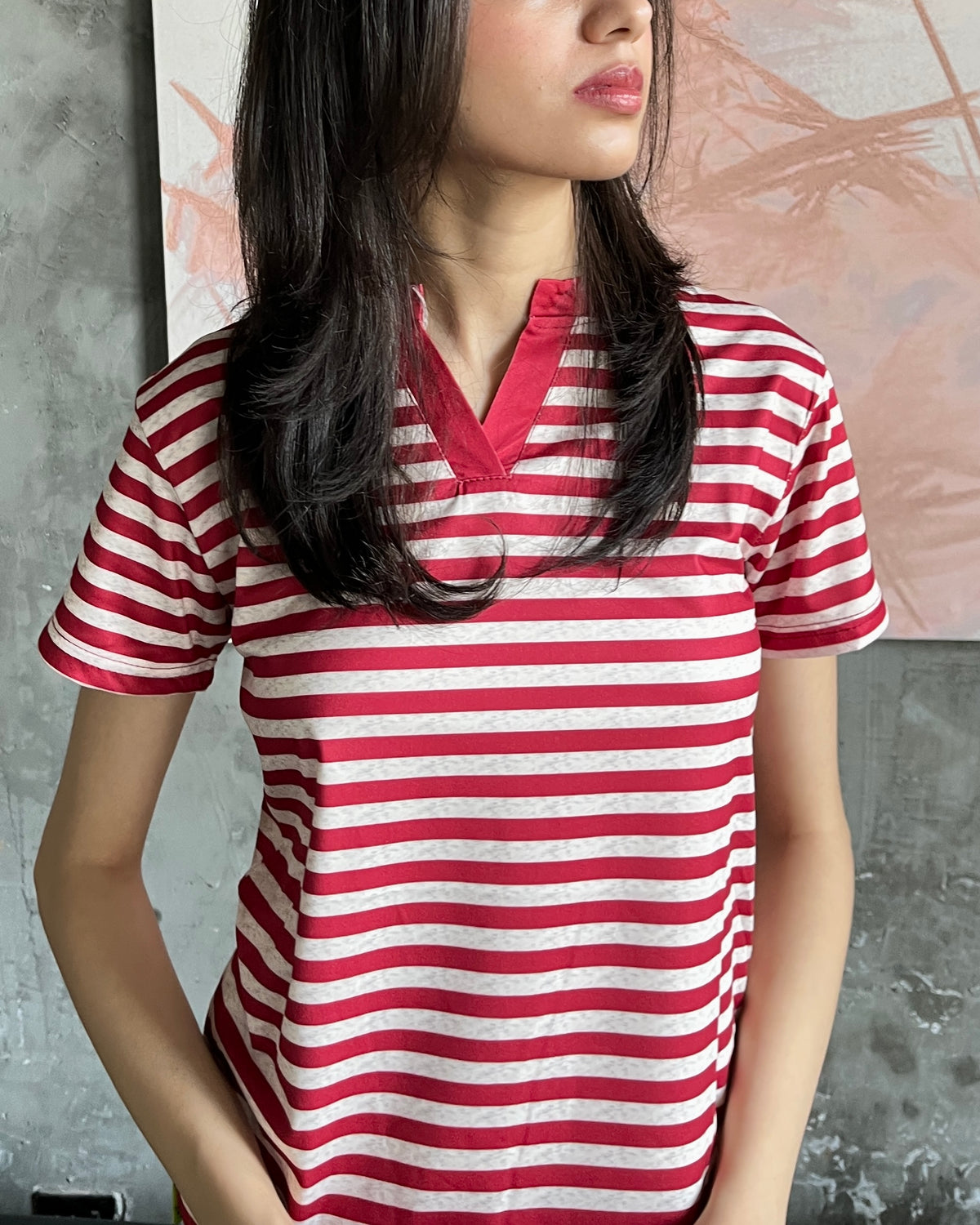 Scarlett Stripe Tee