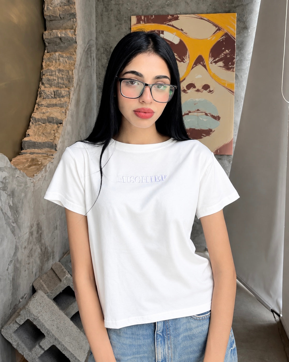 Muse Embroidered Tee