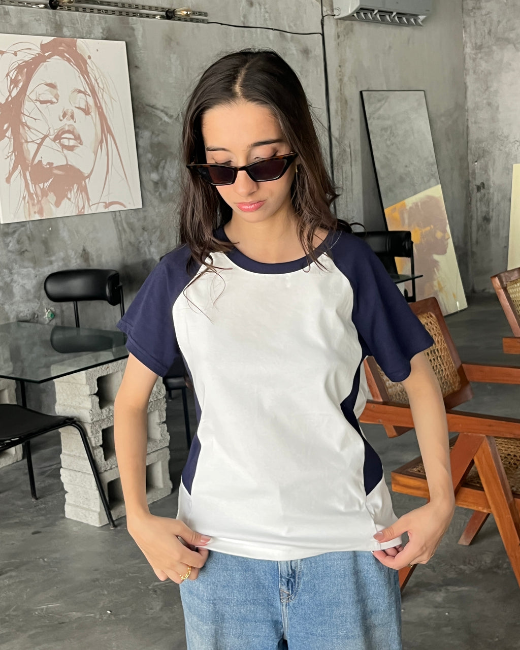 Contour Contrast Tee