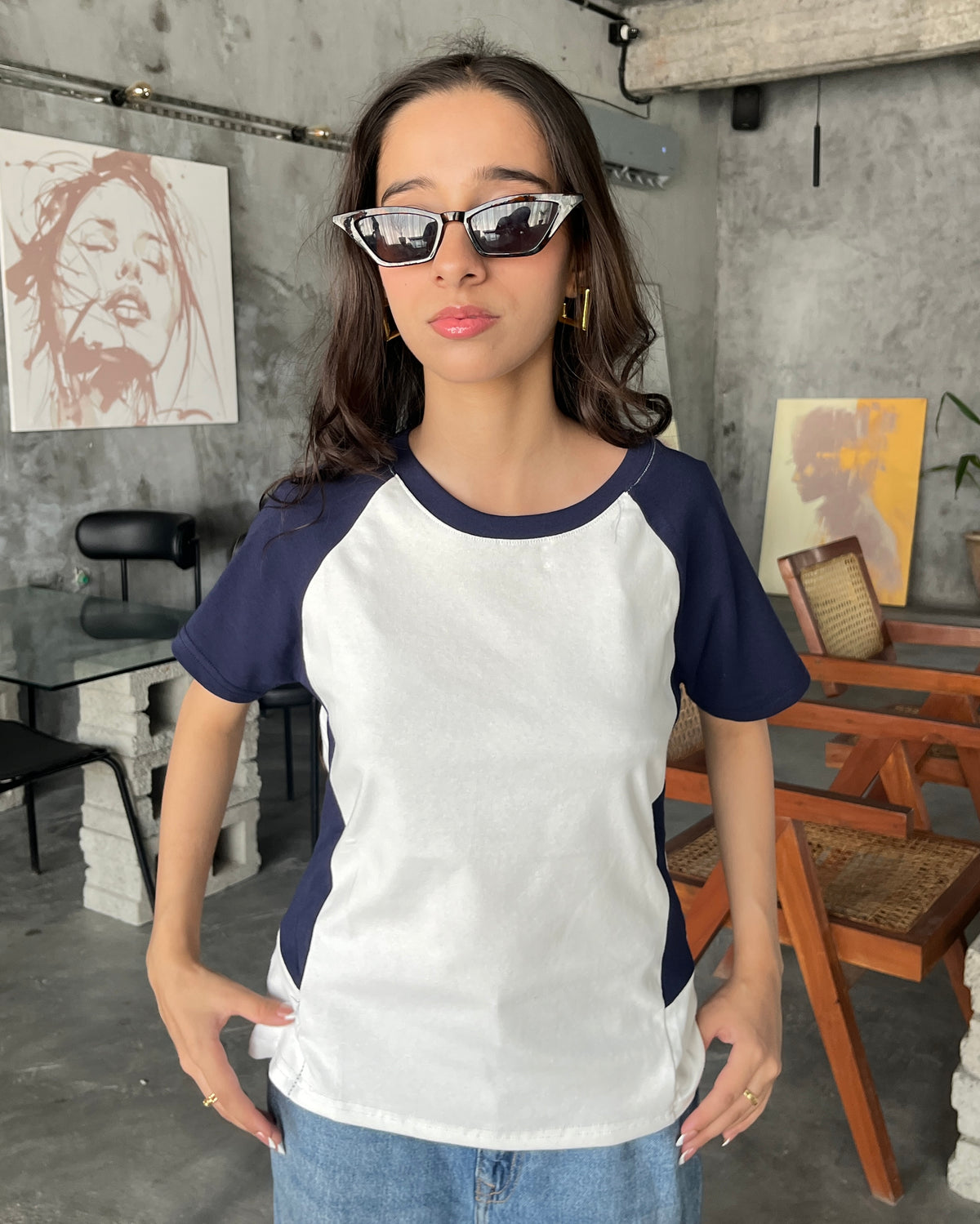 Contour Contrast Tee