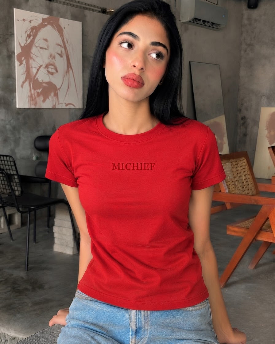 Muse Embroidered Tee