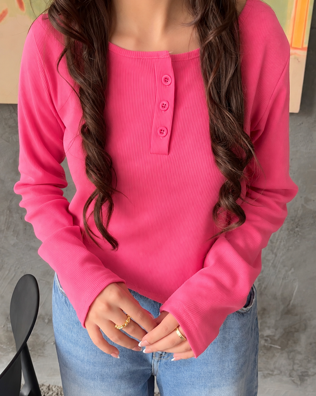 Everyday Henley Top